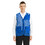 TopTie Adult Mesh Vest Zipper Supermarket Team Volunteer Uniform Vest - Blue