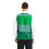 TOPTIE Custom Unisex Mesh Volunteer Vest Add Text Logo on Activity Team or Supermarket with Zipper & Pocket