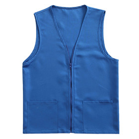 TOPTIE Unisex Button Vest Work Wear Uniform Vest