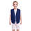 TOPTIE No-Button Child Vest Kid Volunteer Victorian Waistcoat Peasant Party Costume Vests