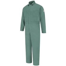 Bulwark CEW2VG Gripper-Front Coverall  - Visual Green
