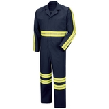 Red Kap CT10EN Enhanced Visibility Twill Action Back Coverall