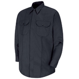 Horace Small HS1429 First Call Concealed Button-Front Long Sleeve Shirt - Black