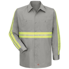 Red Kap Enhanced Visibility Cotton Work Shirt - Sc30