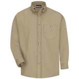 Bulwark Men'S 5.25 Oz Button-Front Dress Uniform Shirt - Cat 1 - Seg6