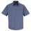 Red Kap SP84 Short Sleeve Mini-Plaid Uniform Shirt, Price/Pcs