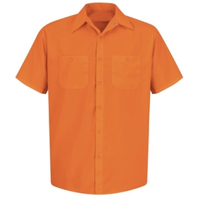 Red Kap SS24-1 Short Sleeve Enahanced Visibility Work Shirt