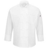 Red Kap 044X Men's Ten Knot Button Chef Coat with MIMIX™ and OILBLOK