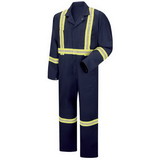 Red Kap Enhanced Visibility Zip Front Coverall