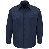 Workrite FCS0 Male Non-FR 100% Cotton Classic Long Sleeve Fire Chief Shirt