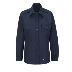 Workrite Women's Non-FR 100% Cotton Classic Long Sleeve Fire Chief Shirt