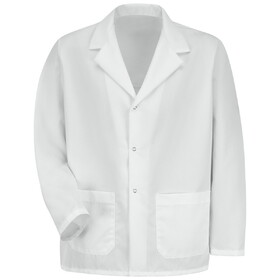 Red Kap KP16WH Men's Specialized Lapel/Counter Coat - White