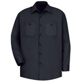 Red Kap SC30 Long Sleeve Wrinkle-Resistant Cotton Work Shirt