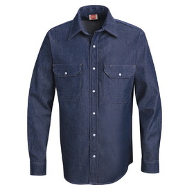 Red Kap SD78DN Deluxe Denim Shirt - Blue