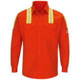 Bulwark SLAT 7 oz. Enhanced Visibility Long Sleeve Uniform Shirt