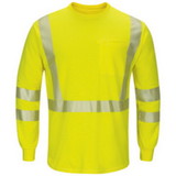 Bulwark SMK8 Hi-Visibility Lightweight Long Sleeve T-Shirt