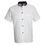 Chef Designs SP04WH Black Trim Cook Shirt - White, Price/Pcs