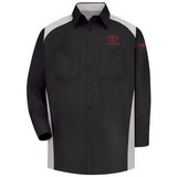 Red Kap Toyota® Men's Long Sleeve Motorsports Shirt