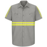 Red Kap SP24-1 Enhanced Visibility Industrial Work Shirt