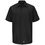 Red Kap SY20BK Short Sleeve Solid Crew Shirt, Black, Price/Pcs