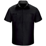 Red Kap SY42BC Men'S Performance Plus Shop Shirt With Oilblok Technology Short Sleeve Sy42