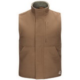 Bulwark Men's Sherpa Lined Brown Duck Vest