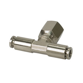 Viair 1/4&#8243; NPT Swivel T-Fitting Push-to-Connect Fitting
