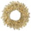 Vickerman A148131LED 30" White/Gold Tinsel Wreath 50WW LED