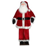 Vickerman C896010 6' Red Velvet Standing or Sitting Santa