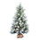 Vickerman D192340 48" Frosted Ansell Pine Tree 113Tips