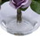 Vickerman F212536 9" Hydrangea Rose Bouquet Glass Vase