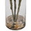 Vickerman F216736 17" LtGreen Hydrangea Bouquet Glass Vase