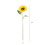 Vickerman FA187201 23" Yellow Sunflower Stem 6/Pk