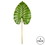 Vickerman FA190443 43" Green Philo Leaf Real Touch Pk/4