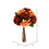 Vickerman FA191001 13" Brown Rose and Hydrangea Bundle 2/pk