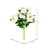 Vickerman FA191111 19" White Peony Bush 9 Blooms