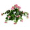 Vickerman FA193002 16" Pink Hanging Geranium Bush