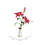 Vickerman FC190579 16.5" Pink Lily Floral Arrangement