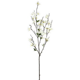 Vickerman FD170501-3 40" White Cherry Blossom Spray 3/pk