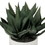 Vickerman FE181001 14" Green Succulent in Concrete Gray Pot