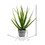 Vickerman FE181401 23" Green Aloe in Round Gray Pot