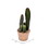 Vickerman FE192810 10.5" Green Potted Cactus