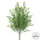 Vickerman FF170301-2 20" Green Mini Bamboo Bush 2/Pk