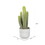 Vickerman FH181301 15.5" Green Cactus in Concrete Pot