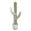 Vickerman FH181501 36" Green/White Cactus in Concrete Pot