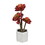Vickerman FH191313 13" Red Potted Succulent
