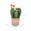 Vickerman FH192214 14" Green Potted Cactus