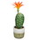 Vickerman FH192601 12" Green Potted Cactus