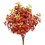 Vickerman FI170601-3 12" Plastic Leaf Bush-Red 3/Pk