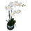 Vickerman FN180301 23" White Phalaenopsis in Metal Pot RT